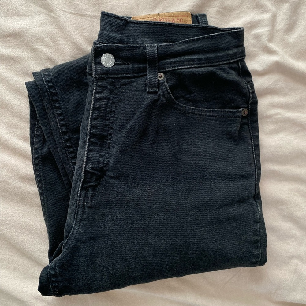 Vintage Levi’s 512 Slim Fit Long Tapered Leg - Black